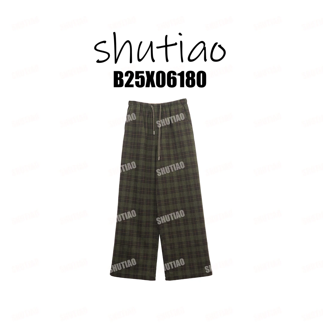 【SHUTIAO】2025秋冬：新款小众设计款裤子B25X06180