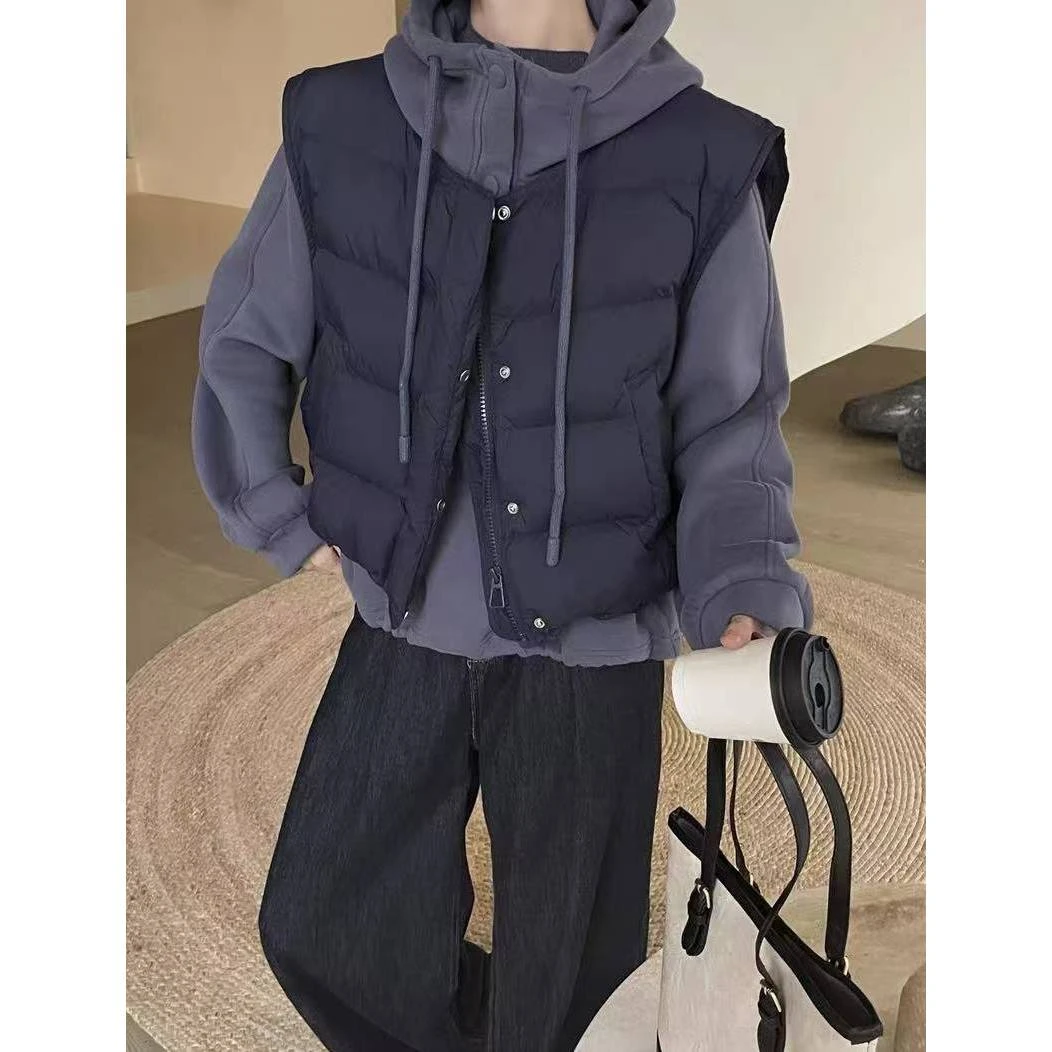 羽绒马甲卫衣两件套ZBT32506