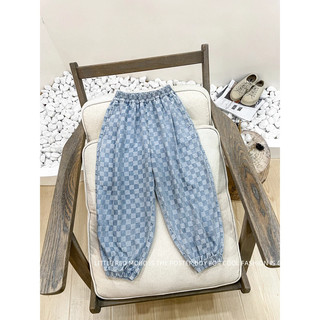 【现现】童装男童运动休闲裤2025夏季新款儿童裤子MMK821947