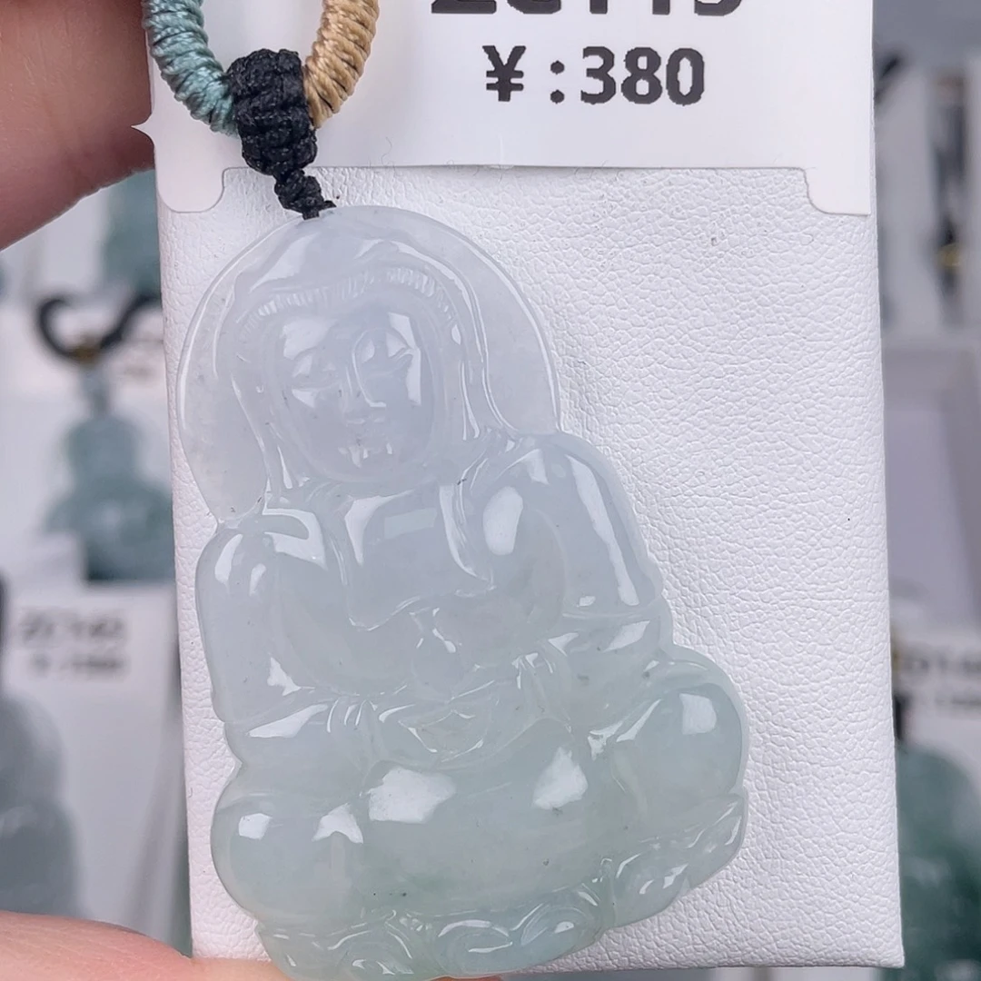 翡翠未镶嵌颈饰zc115