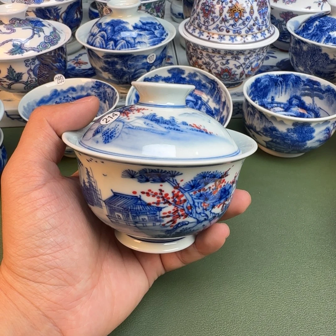 陶纯手工纯手绘茶具214