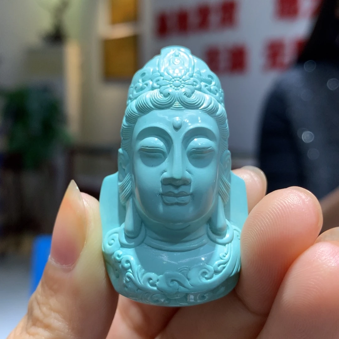 未镶嵌绿松石吊坠