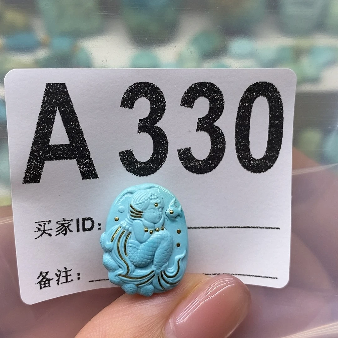 未镶嵌绿松石绿松石配饰定制