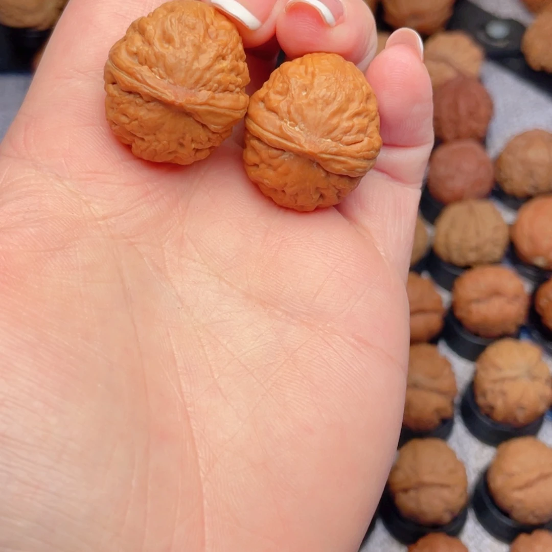 释***＿把件文玩核桃矮桩麒麟磨盘