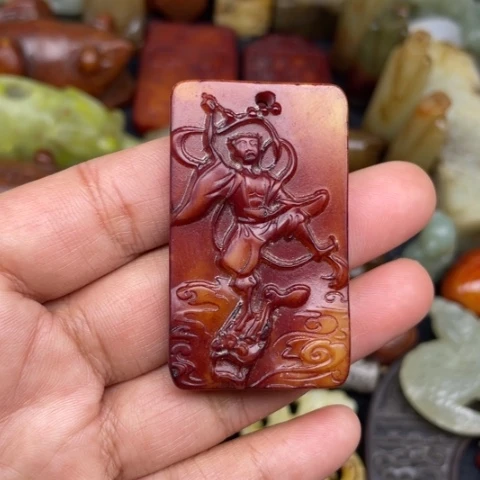 和田玉未镶嵌颈饰79