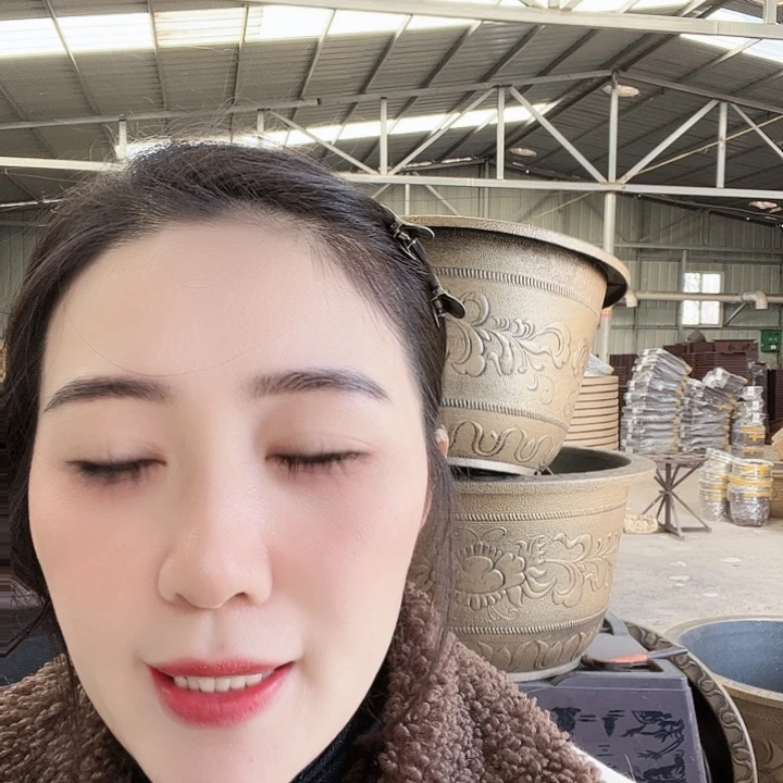 圆83口径花盆两个