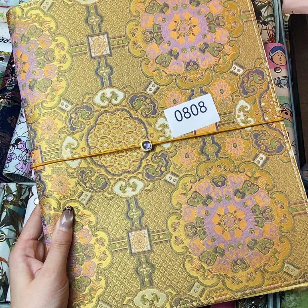 织绣A4活页带收纳册0808