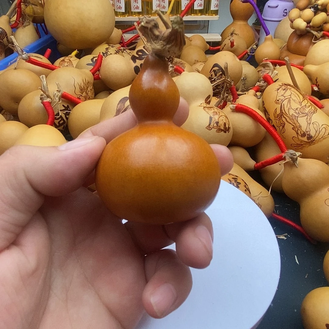 人***民香榧木葫芦工艺品