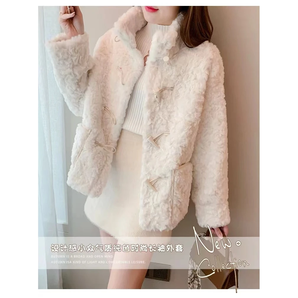 B271-B280毛衣网红洋气时尚宽松加绒加厚秋冬套头针织百搭女士