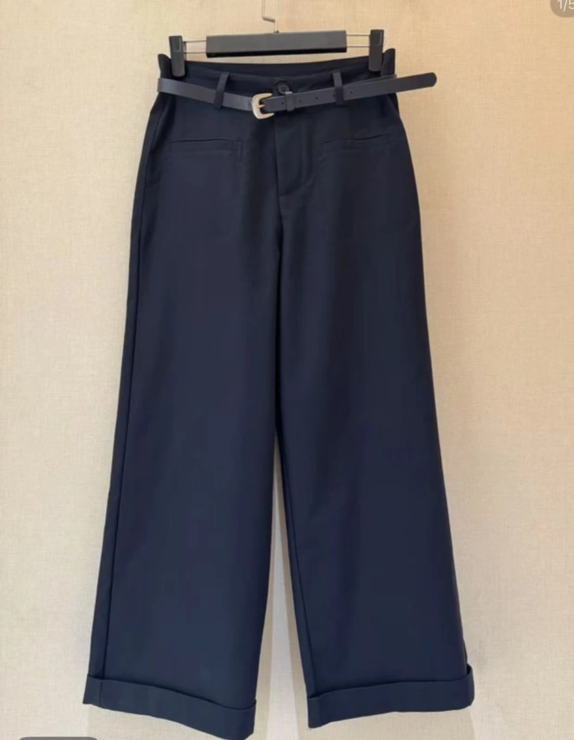 25275924【柚盐】新款时尚百搭九分裤