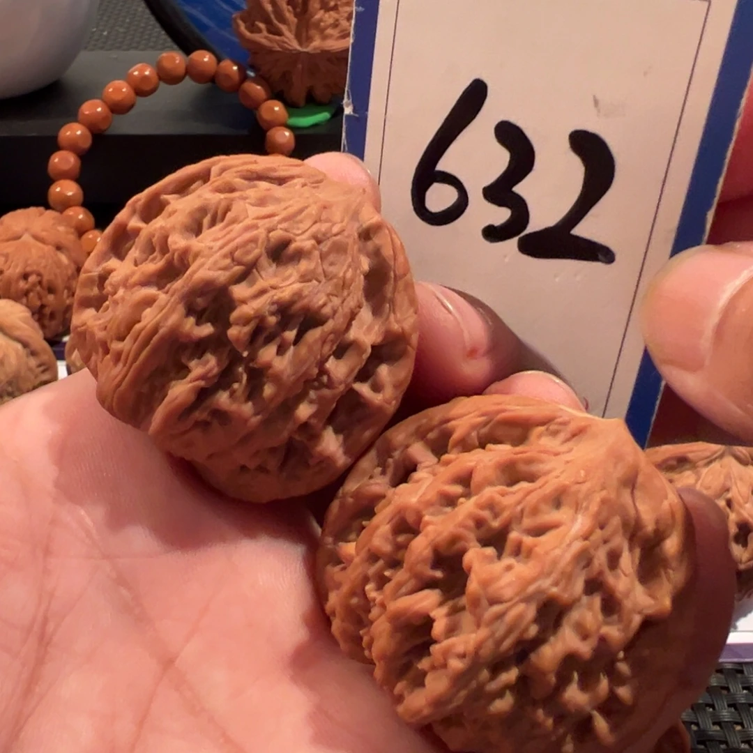 把件文玩核桃全品麦穗虎头43尺寸632号