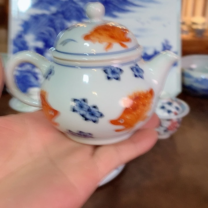 錡镇堂手工手绘壶