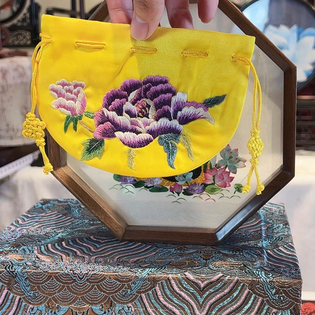 织绣苏绣福袋手工
