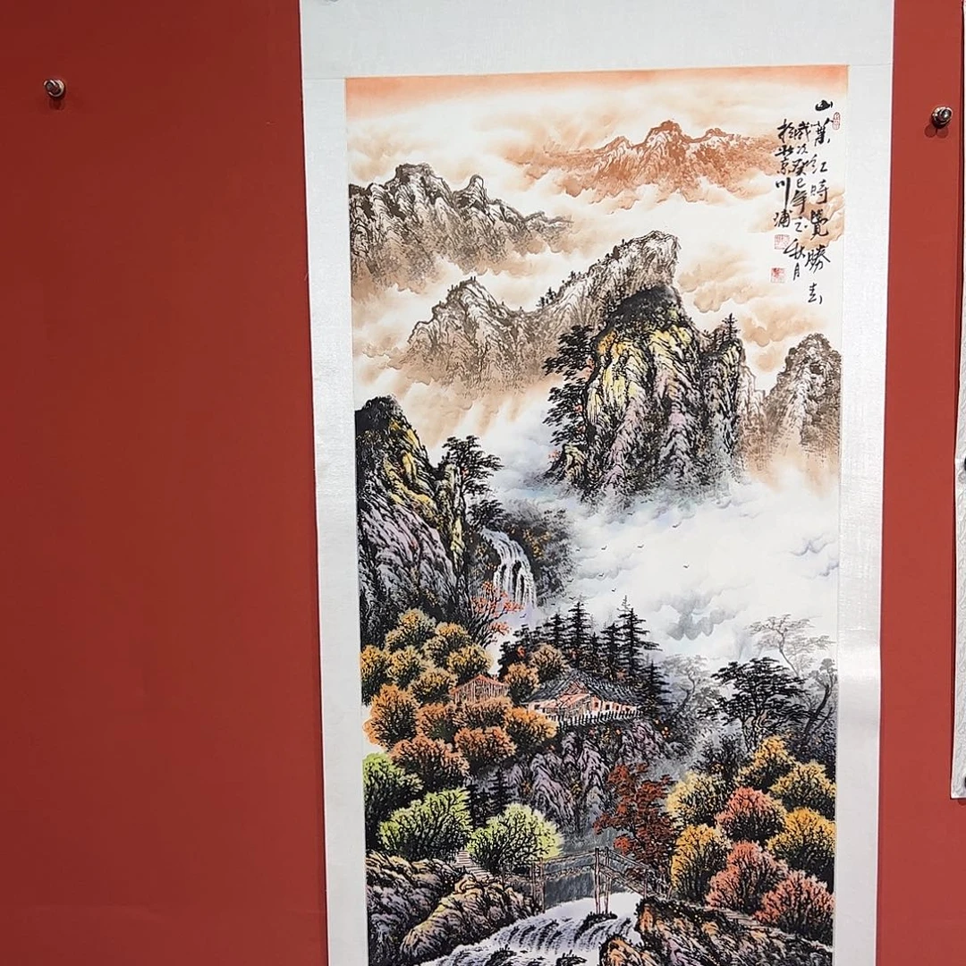 国画李川浦画家作品