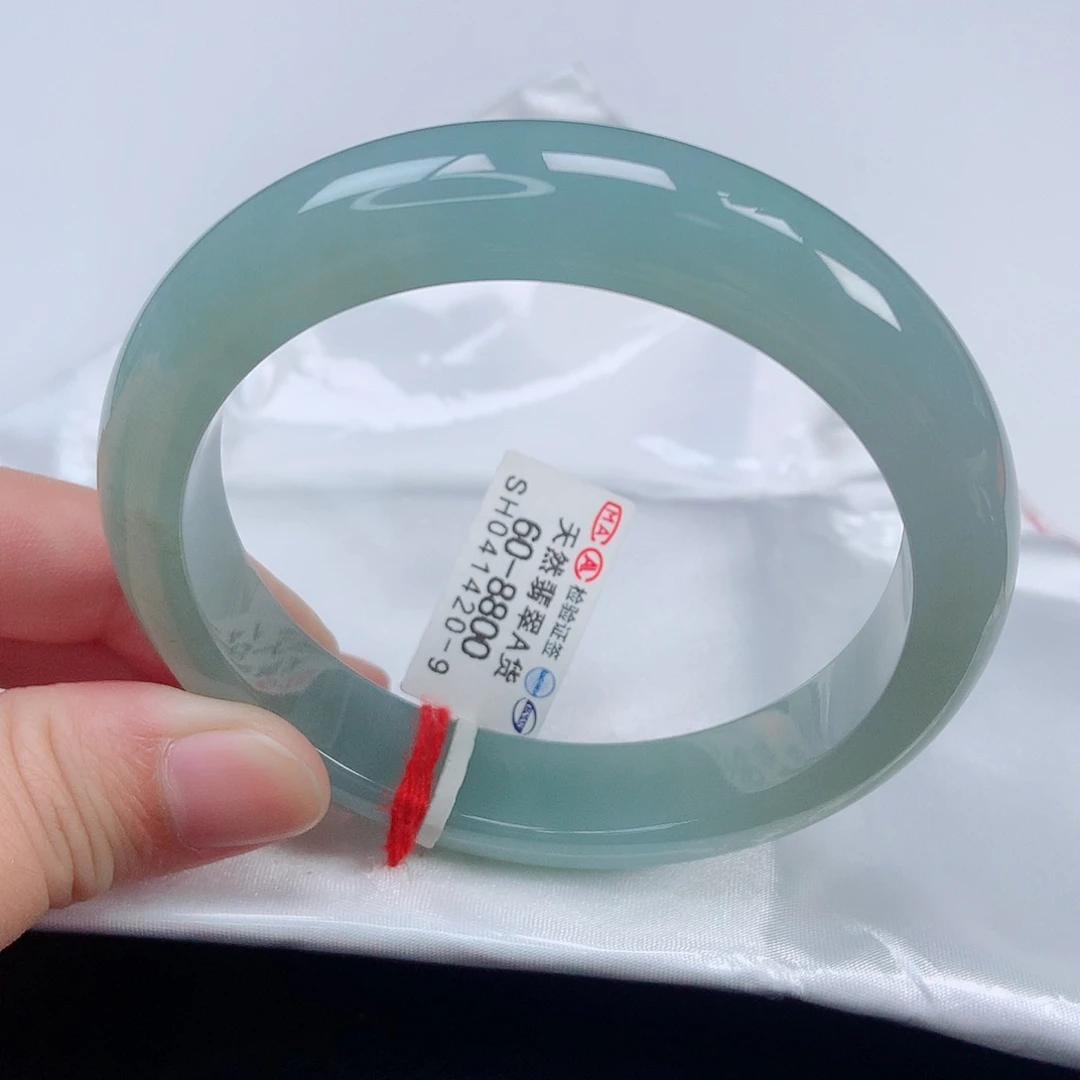 未镶嵌手镯翡翠60正圈