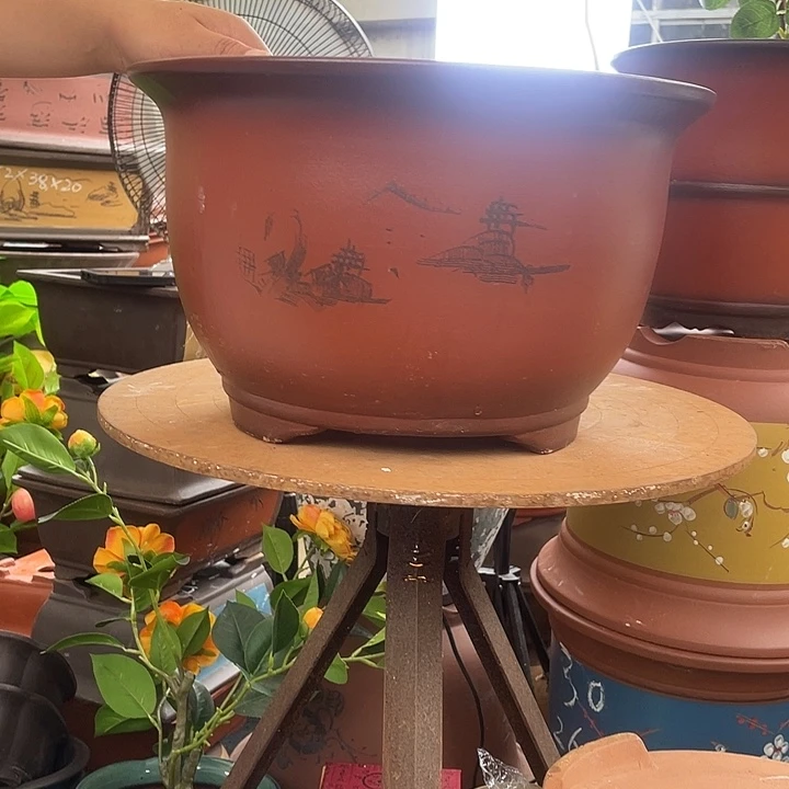 30紫气东来花盆紫砂花盆