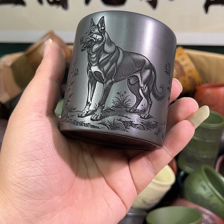 茶杯紫砂全手工紫砂主人杯