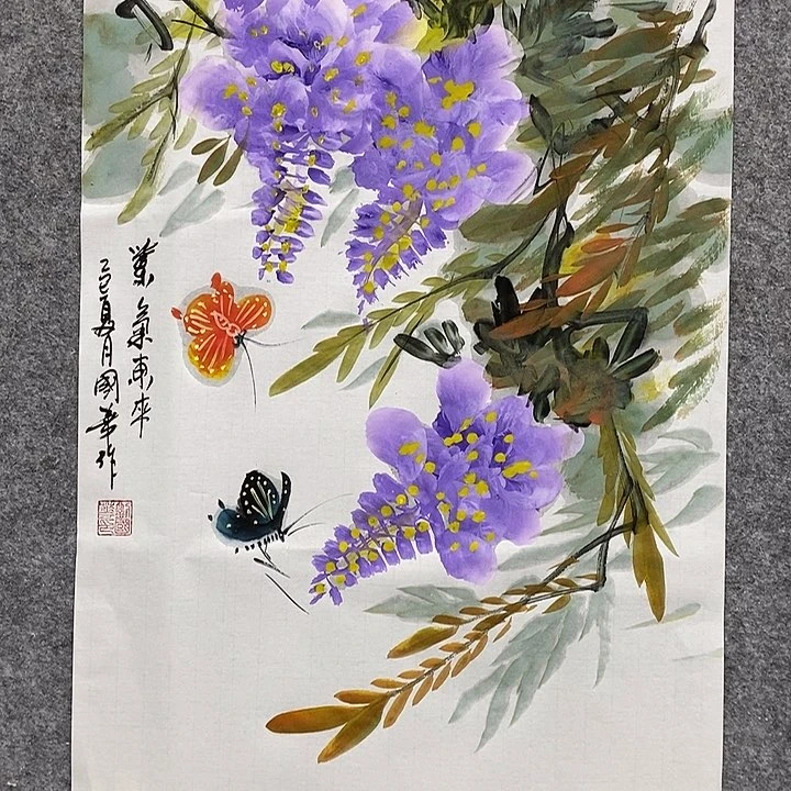 国画刘国华手绘作品1111