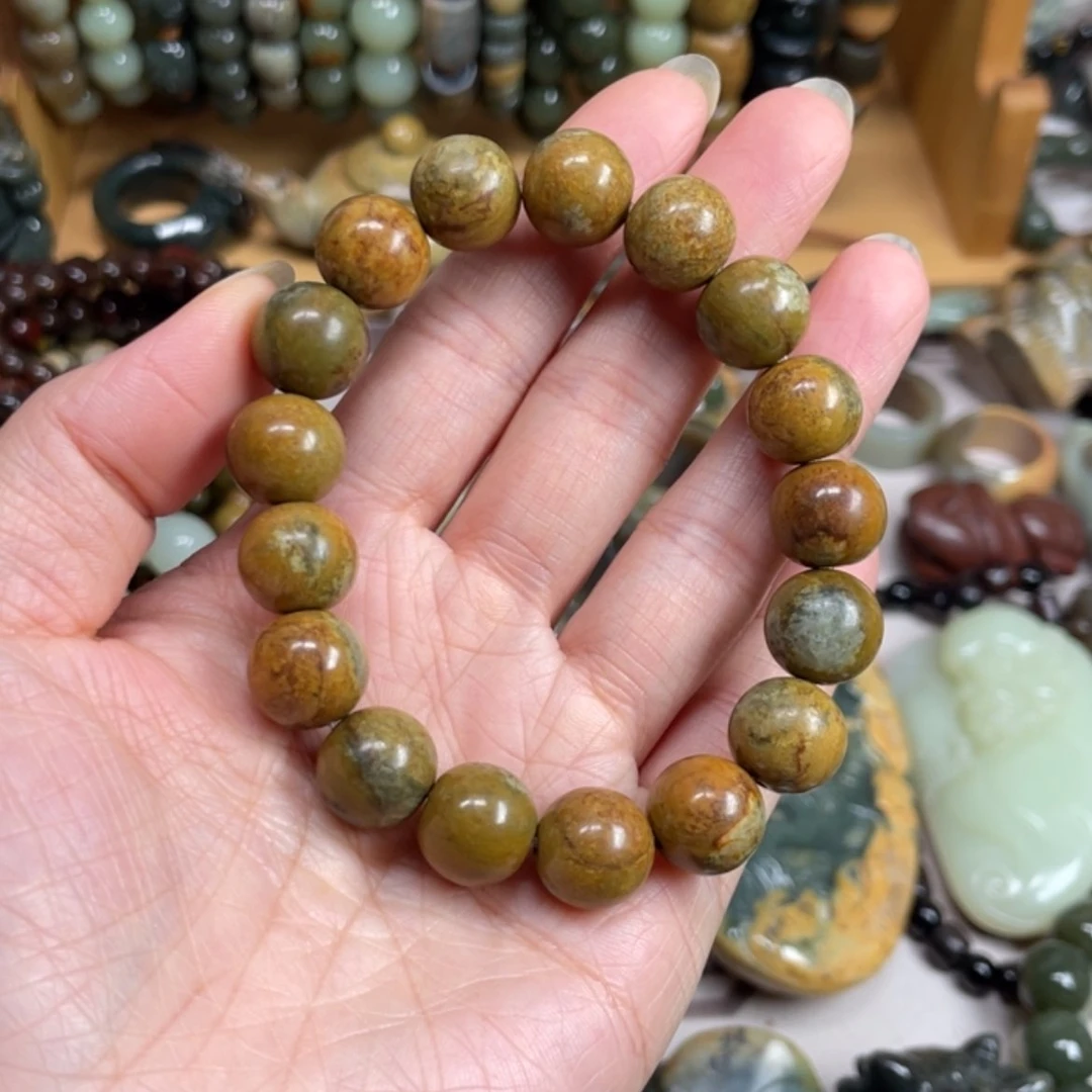 【闪购商品】未镶嵌手链岫岩河磨玉（透闪石质玉）