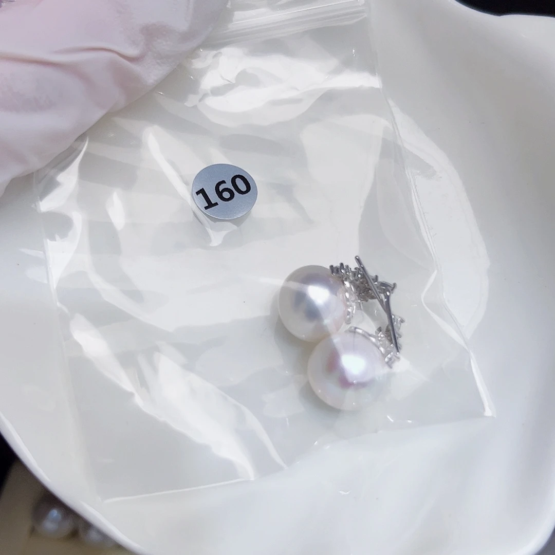 千***金颈饰银S925镶嵌淡水珍珠