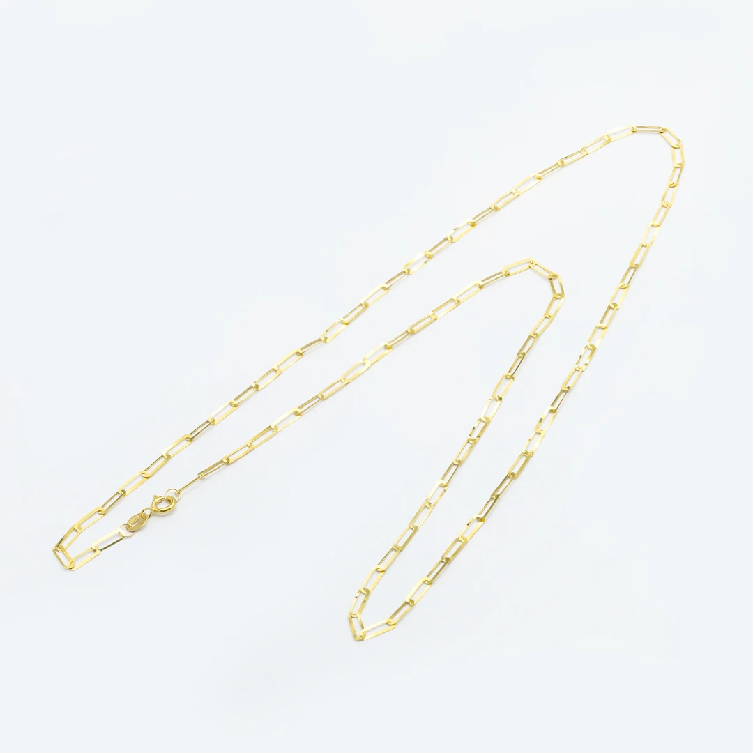 18k金几何链  链长约45cm【QL07231】