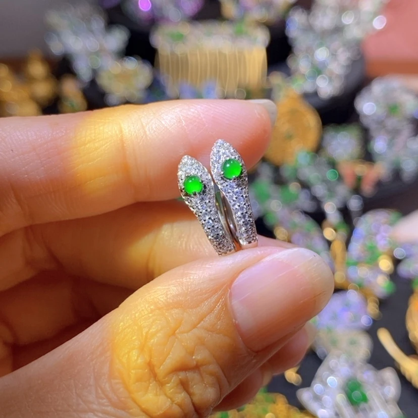 【闪购商品】银S925镶嵌挂件翡翠