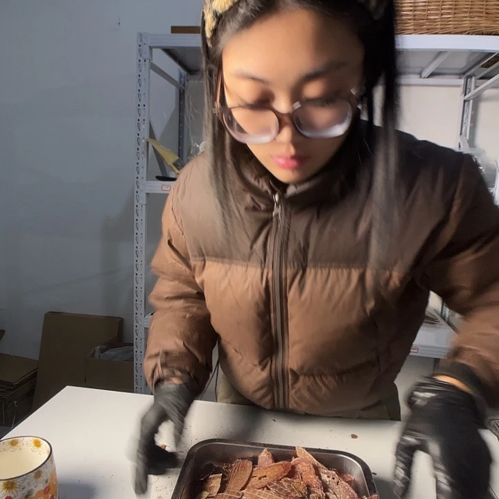 烘干猪蛋蛋边角料