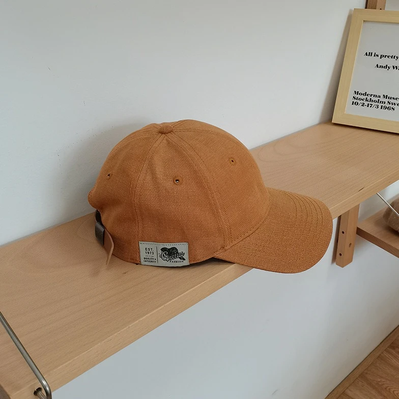 韩版时尚贴布棒球帽子男简约百搭夏季遮阳帽复古软顶鸭舌帽男春夏