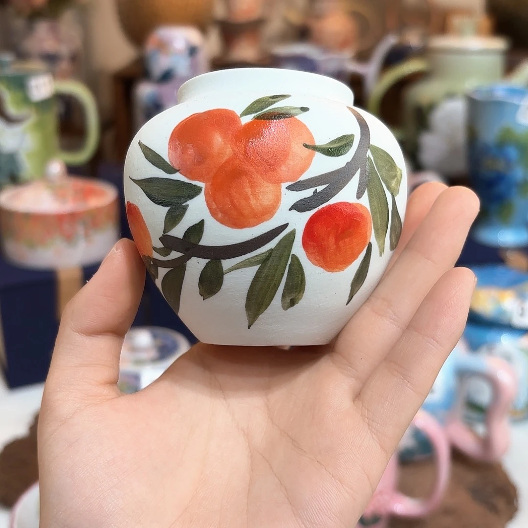 景德镇手绘高温釉下彩陶瓷茶具