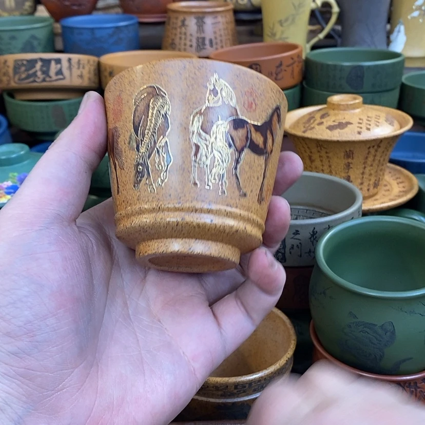 【闪购商品】紫砂杯子宜兴全手工紫砂杯