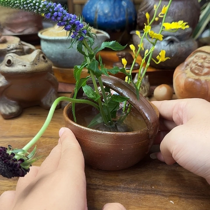 明光窑备前烧建山花入福利一口价