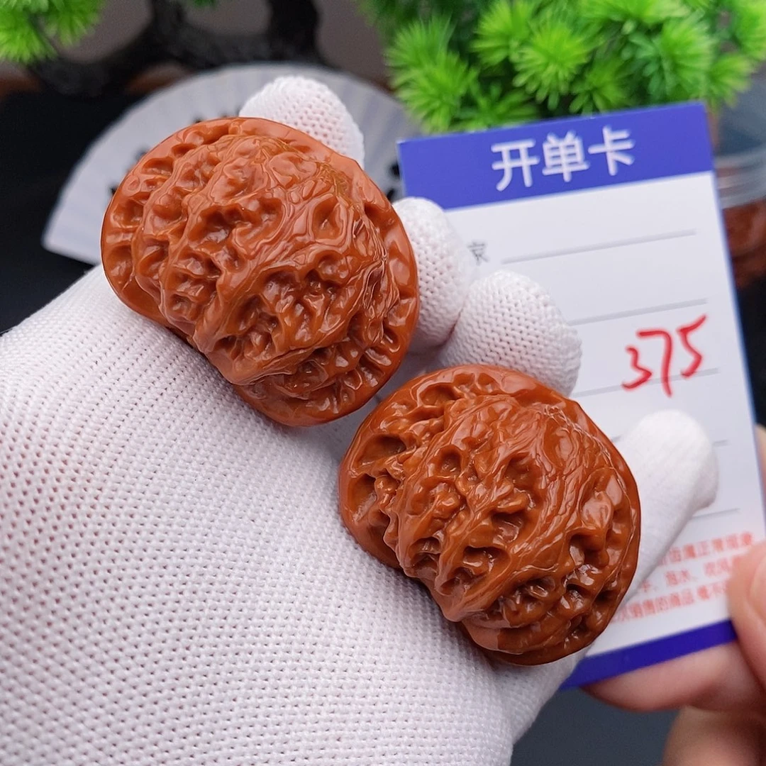文玩核桃把件40宫灯375
