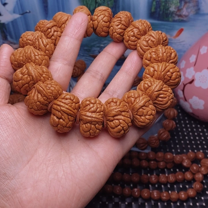 桃核吊坠魔**驴核桃手串