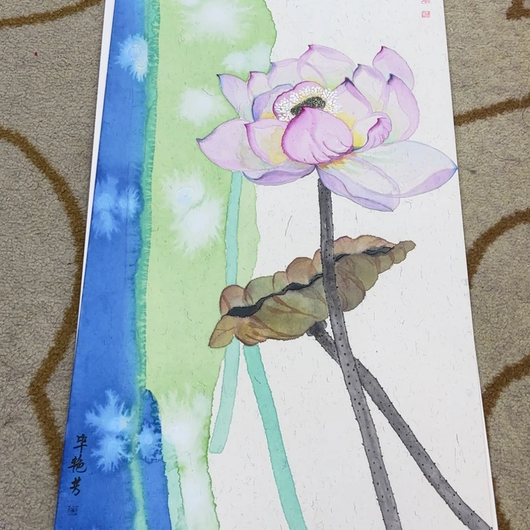 国画33/66卡纸作品艺