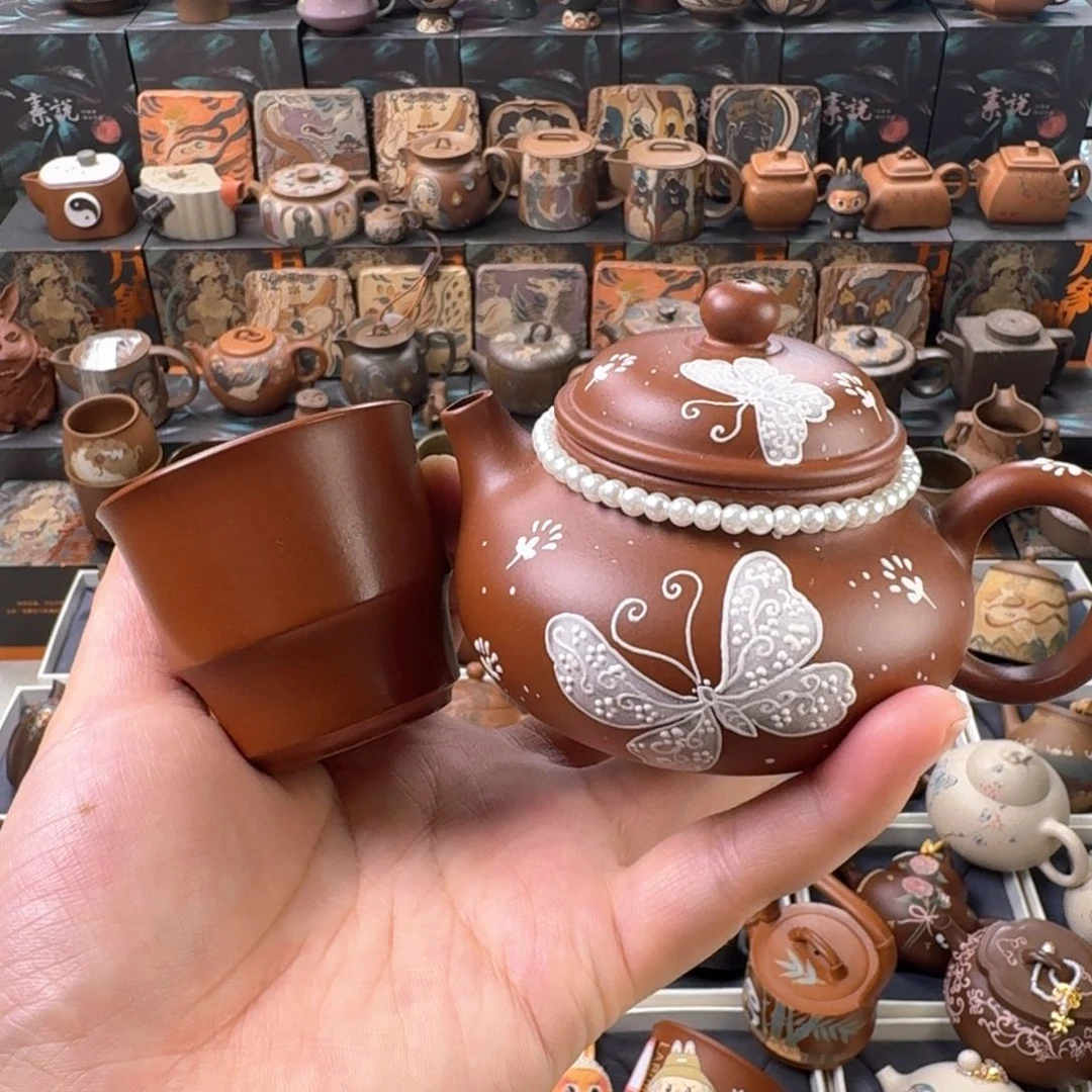 茶壶紫砂140cc原矿精工半手