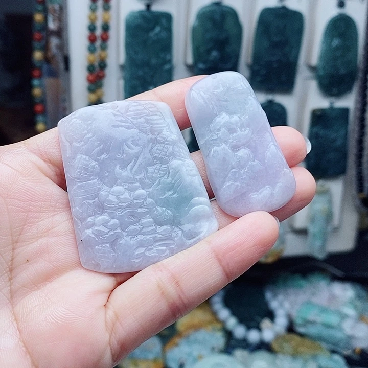 翡翠未镶嵌颈饰翡翠