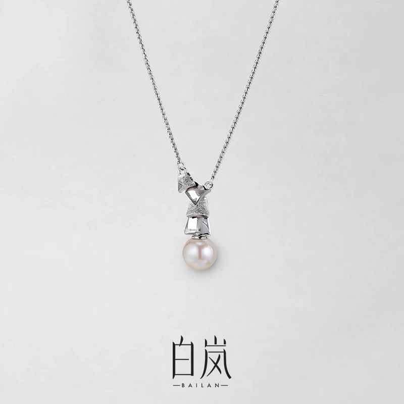银瓦珍珠项链【4月新品】25年新款女春夏珍珠气质925银简约XL5334