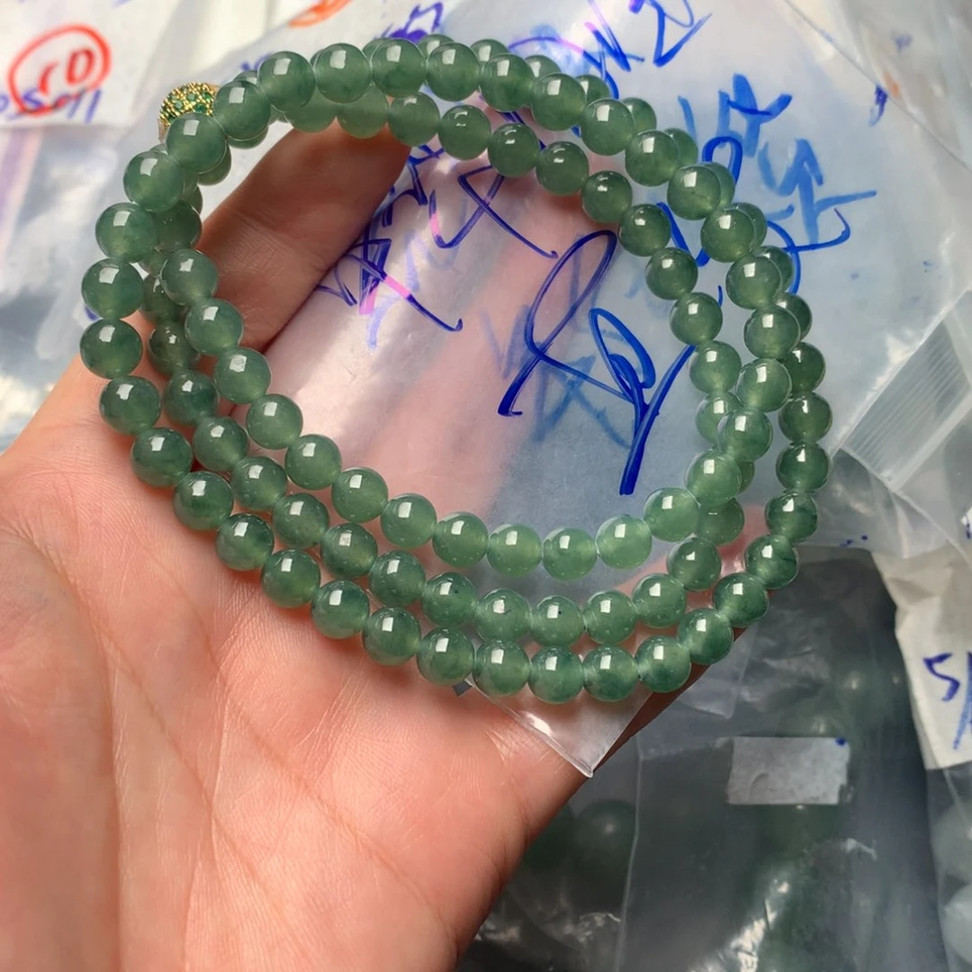 定制翡翠未镶嵌中**园