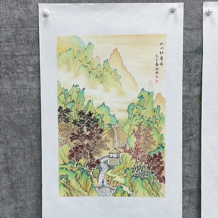 国画绘画作品贺德林画芯