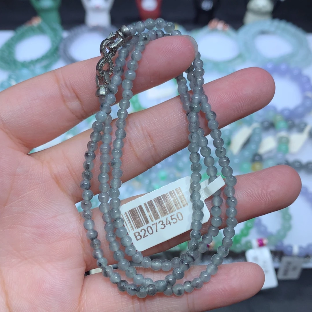 翡翠未镶嵌手串天然