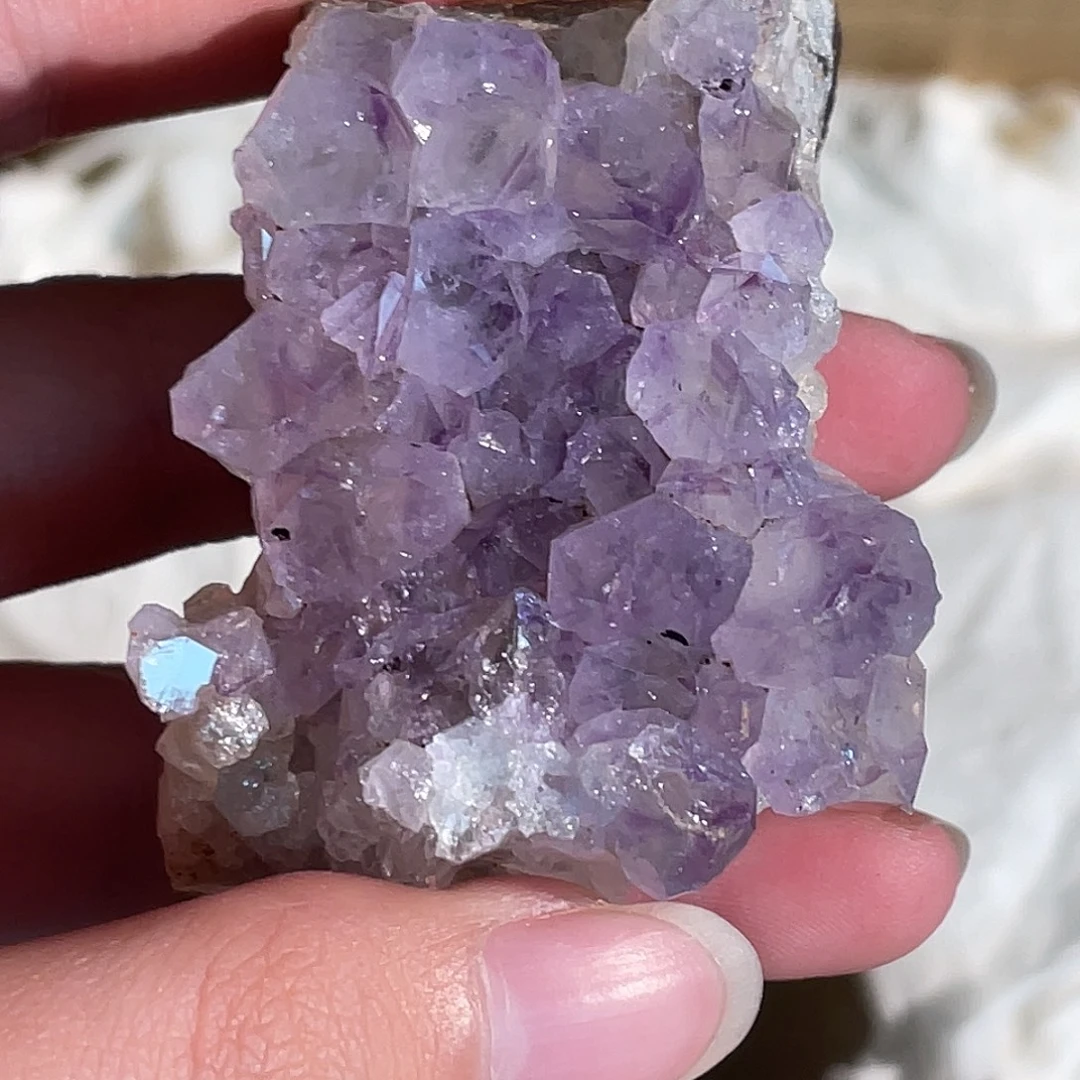 未镶嵌水晶手串紫晶片 2号