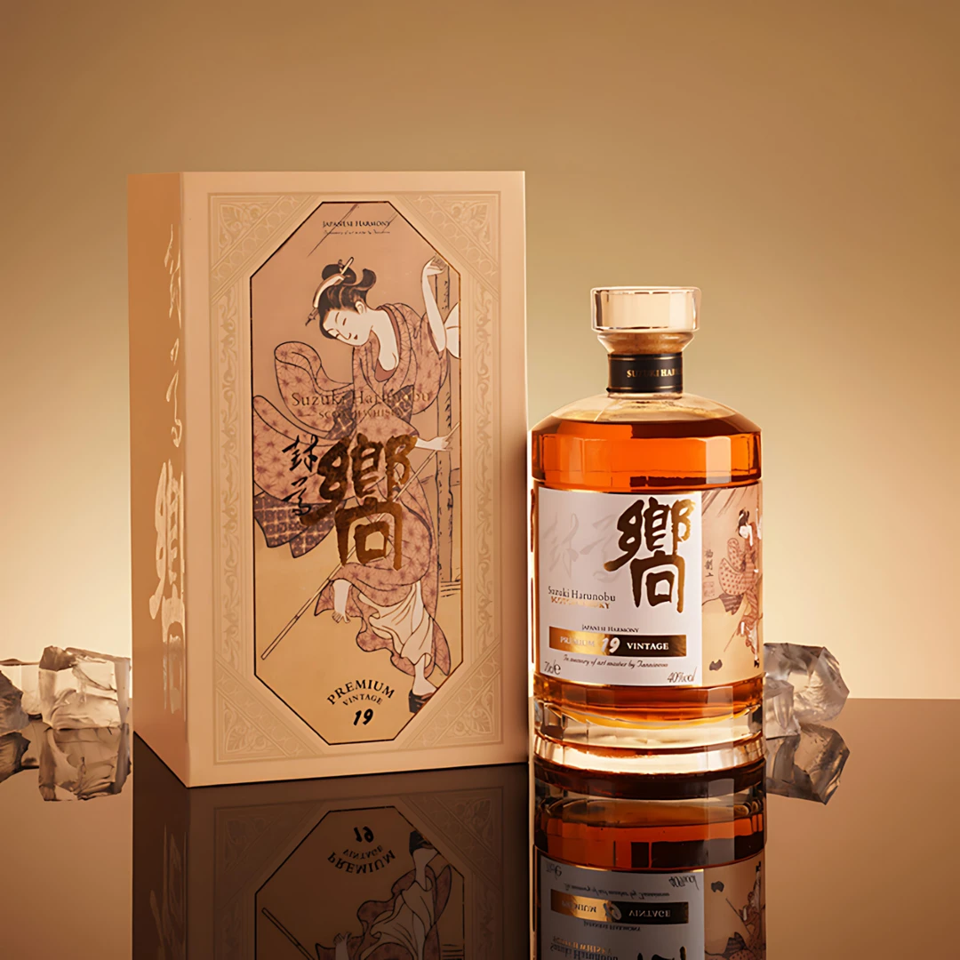 封尊嚮威士忌洋酒苏格兰原瓶进口700m铃木春信浮世绘艺术高级礼盒