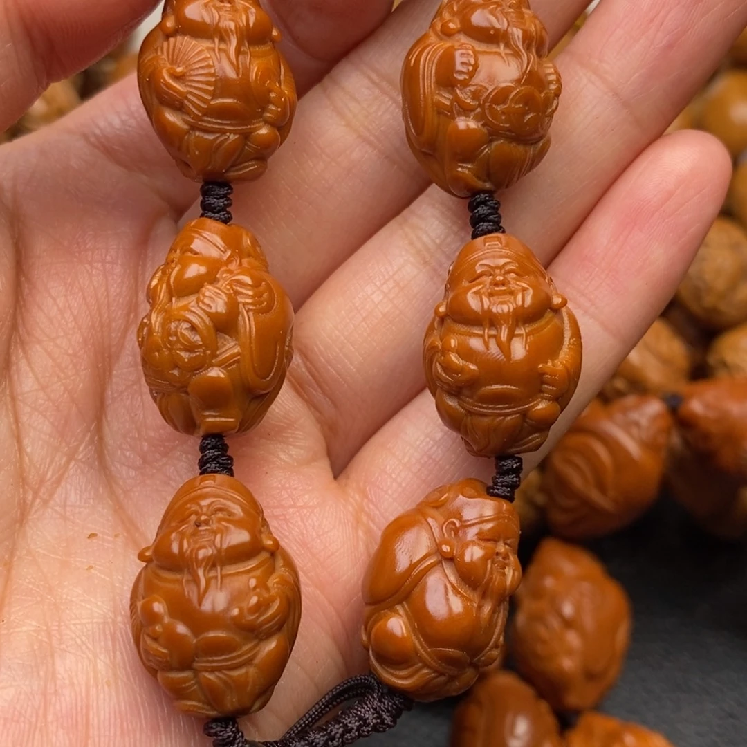 手串橄榄核小财神