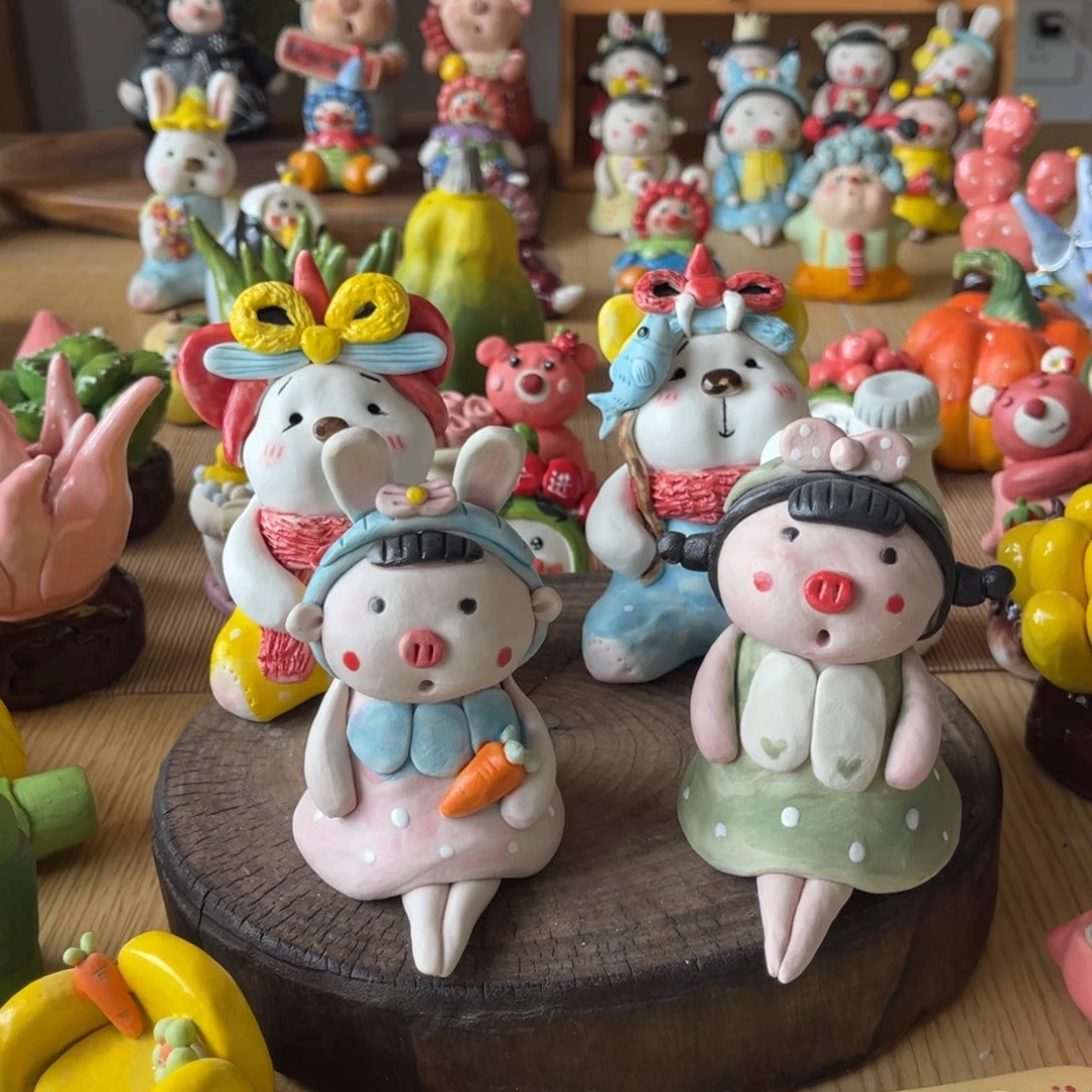 【闪购商品】摆件M****子景德镇陶瓷手作福利