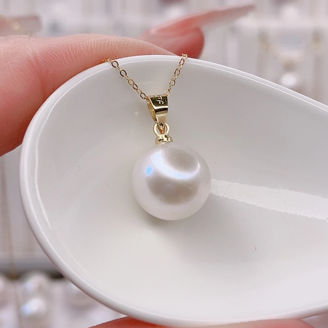 未镶嵌淡水珍珠吊坠(赠链)