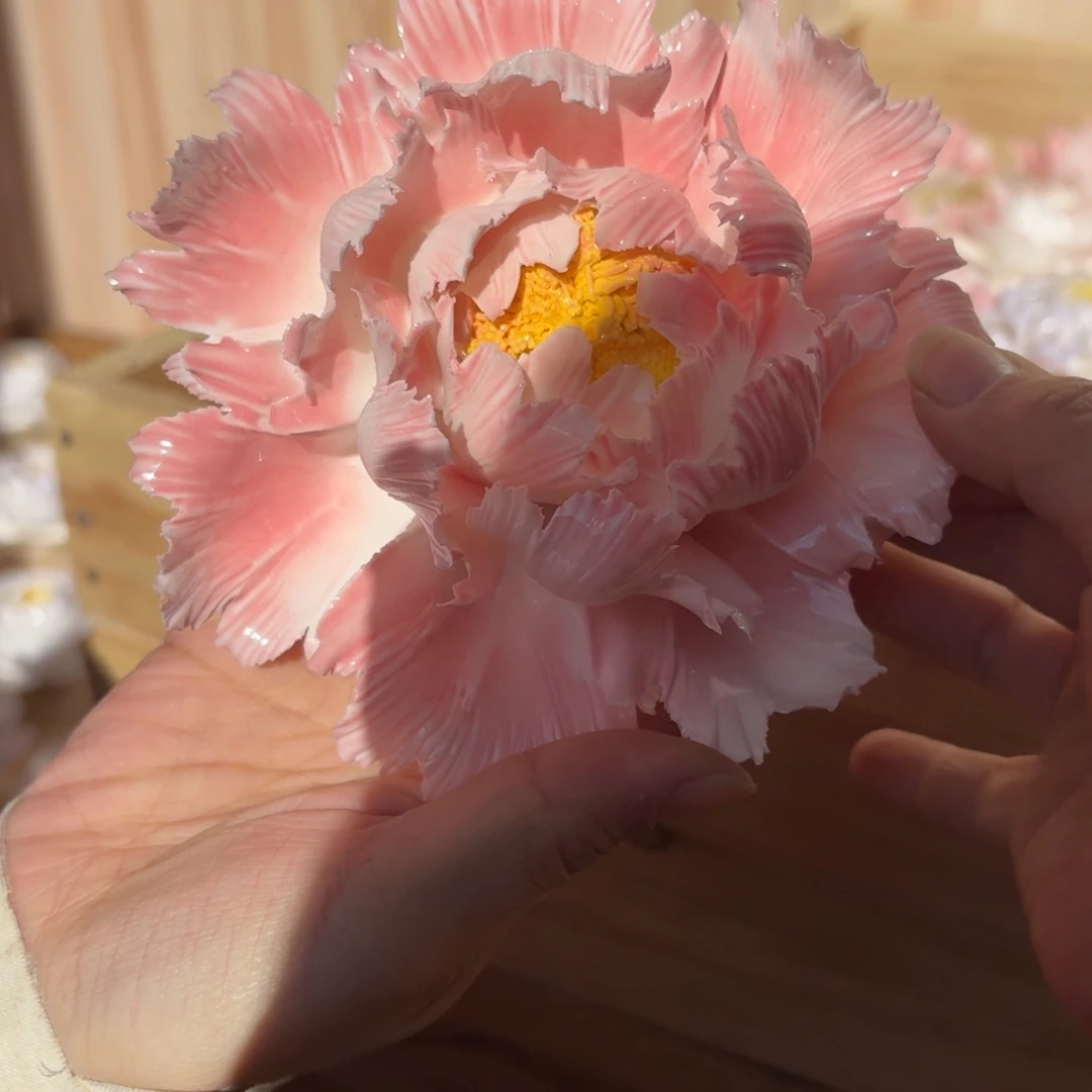 陶瓷花拍满20元发货，随意退款的拉黑