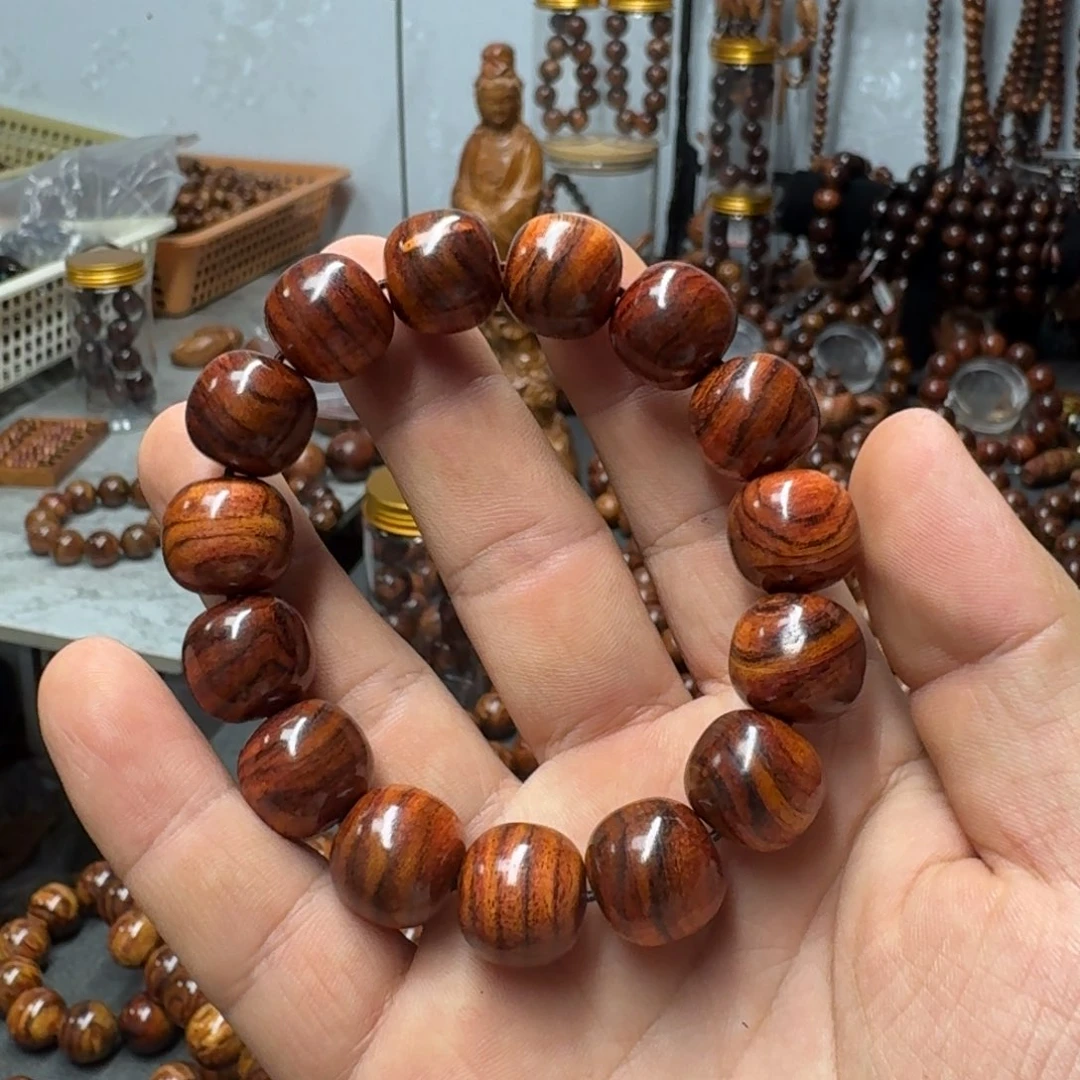 黄花梨/降香黄檀手串/手链1415规格海黄手串