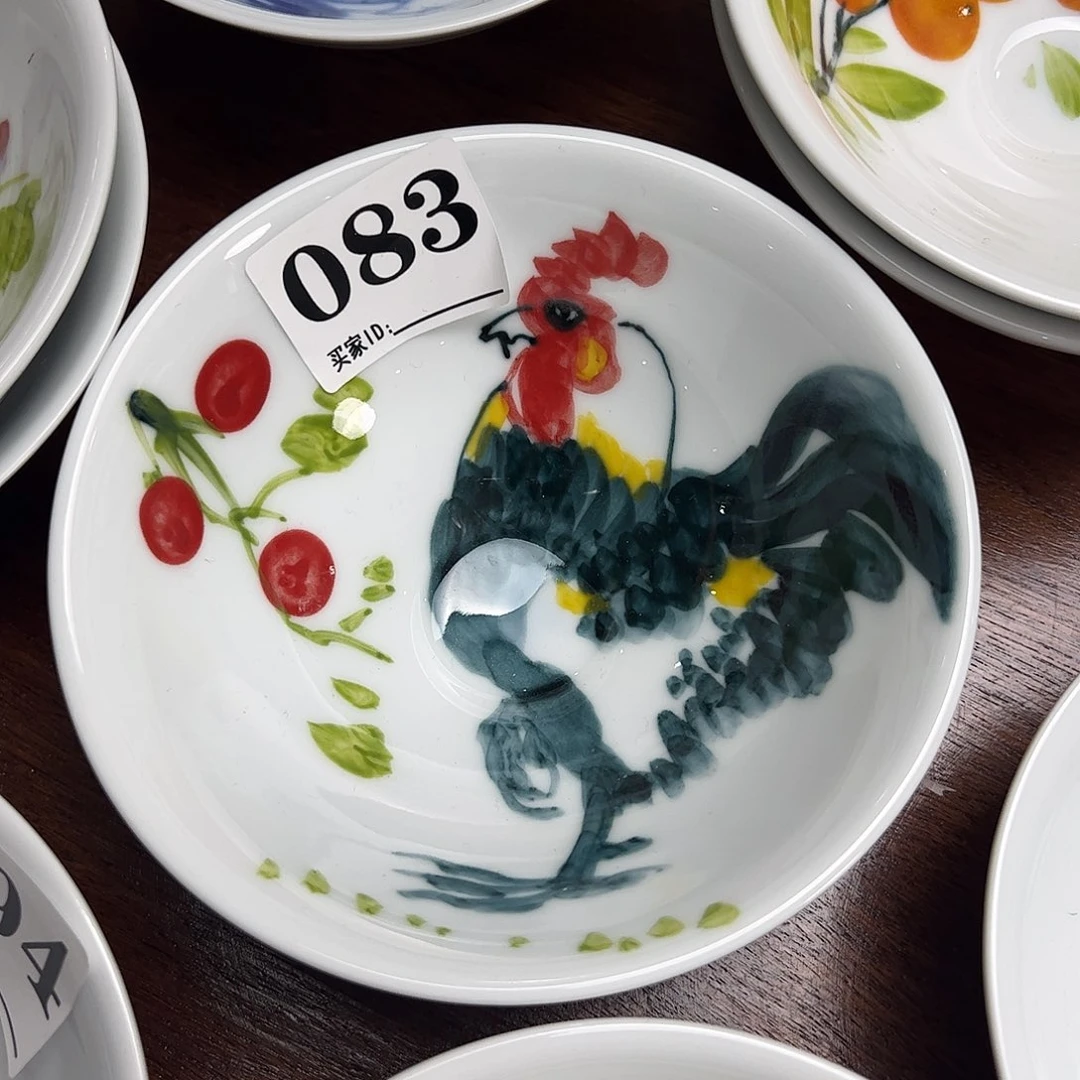 瓷片景德镇陶瓷手工手绘制作