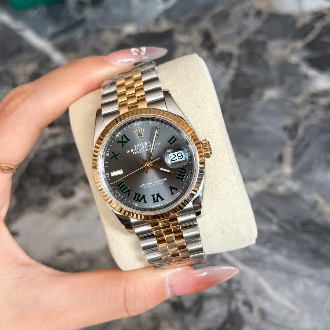99新 Rolex/劳力士 绿罗 126233/36表径/间金材质