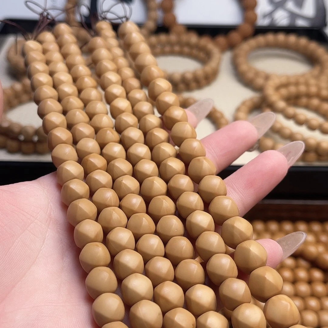 境界猴头手串油点款唐八棱9.4 9.5微瑕